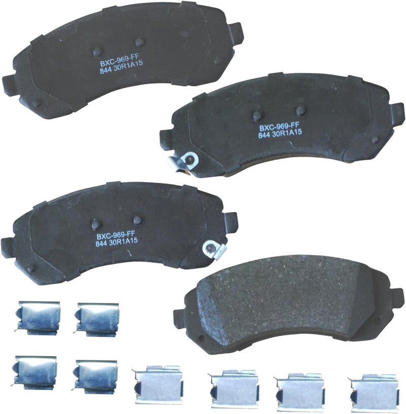 Bendix Premium SBC844 Ceramic Brake Pads for Select Models Buick Rendezvous Venture,Jaguar S-Type,Olds Silhouette,Aztek,Montana - Image 1